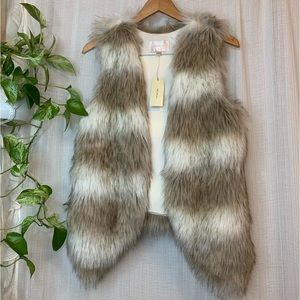 Fur Vest New with tags